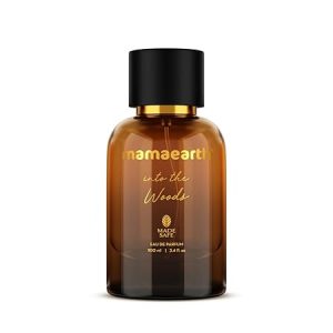 Mamaearth Into The Woods Liquid Eau De Parfum-100Ml|Made Safe Approved|Premium&Long-Lasting Fragrance|Blend Of Exotic Ingredients|Perfume With Geranium,Rose&Oud Wood Notes|Woody Scent For Men
