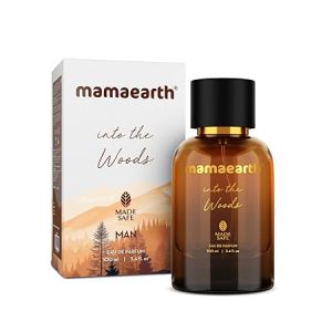Mamaearth Into The Woods Liquid Eau De Parfum-100Ml|Made Safe Approved|Premium&Long-Lasting Fragrance|Blend Of Exotic Ingredients|Perfume With Geranium,Rose&Oud Wood Notes|Woody Scent For Men